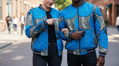 Blouson en Wax Africain – Fait Main au Sénégal | Kayah Studio