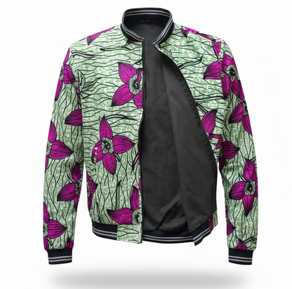 Blouson en Wax Africain – Fait Main au Sénégal | Kayah Studio