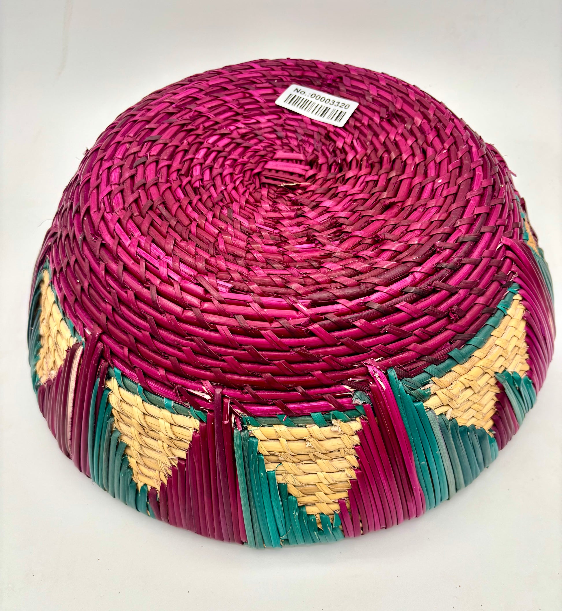 Corbeille tréssée artisanale Soleil de Dakar