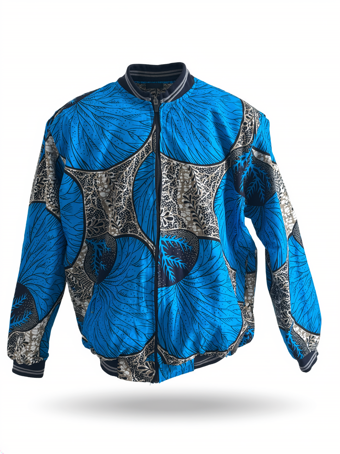 Blouson en Wax Africain – Fait Main au Sénégal | Kayah Studio