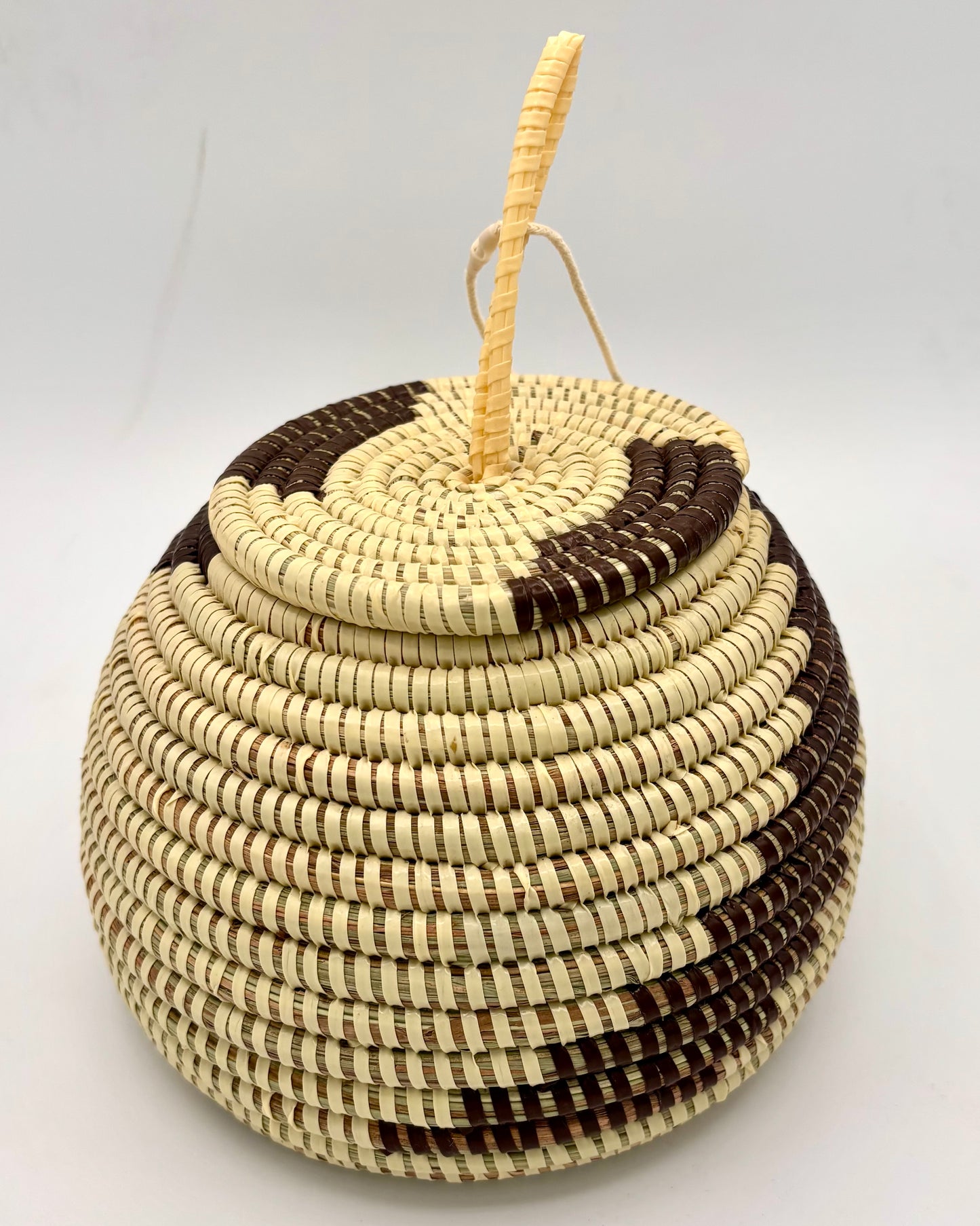 Panier avec couvercle Soleil Teranga