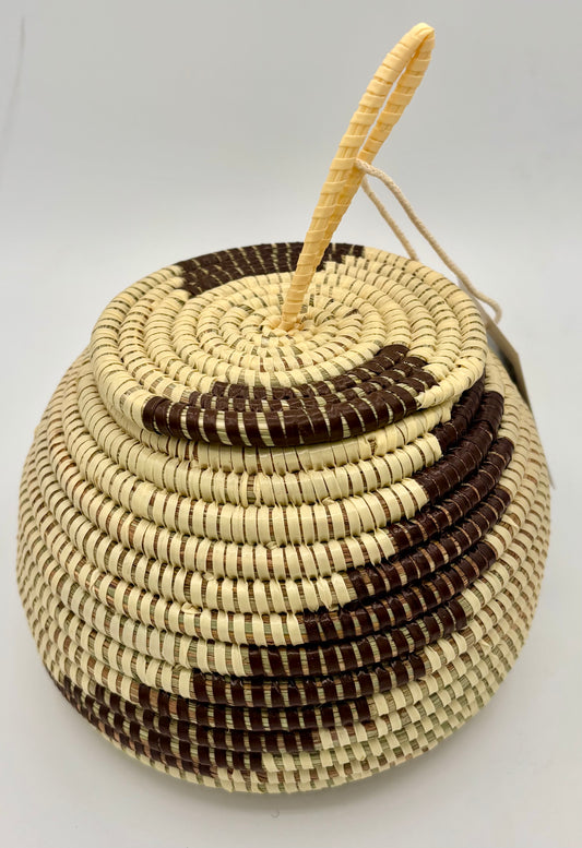 Panier avec couvercle Soleil Teranga