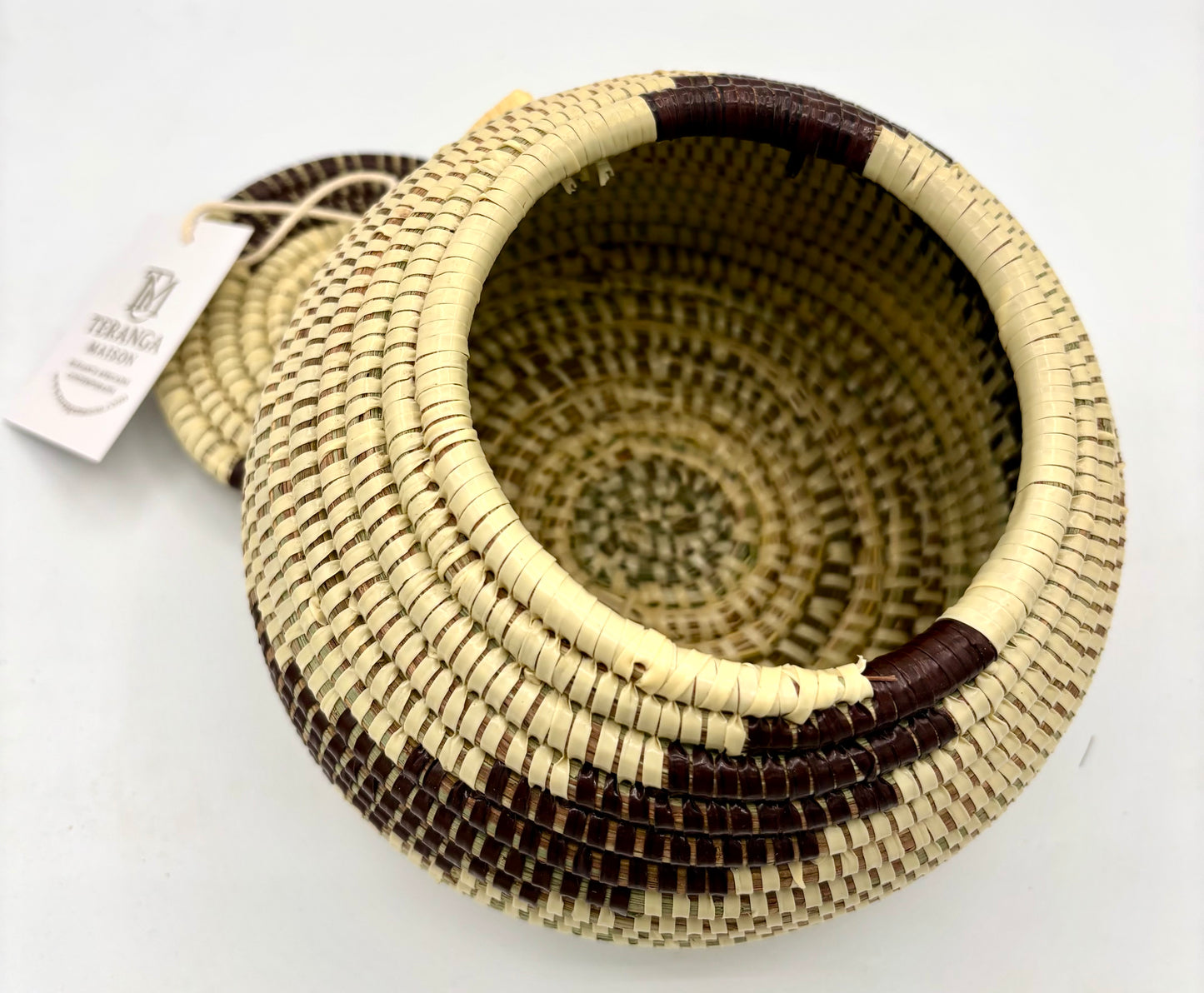 Panier avec couvercle Soleil Teranga