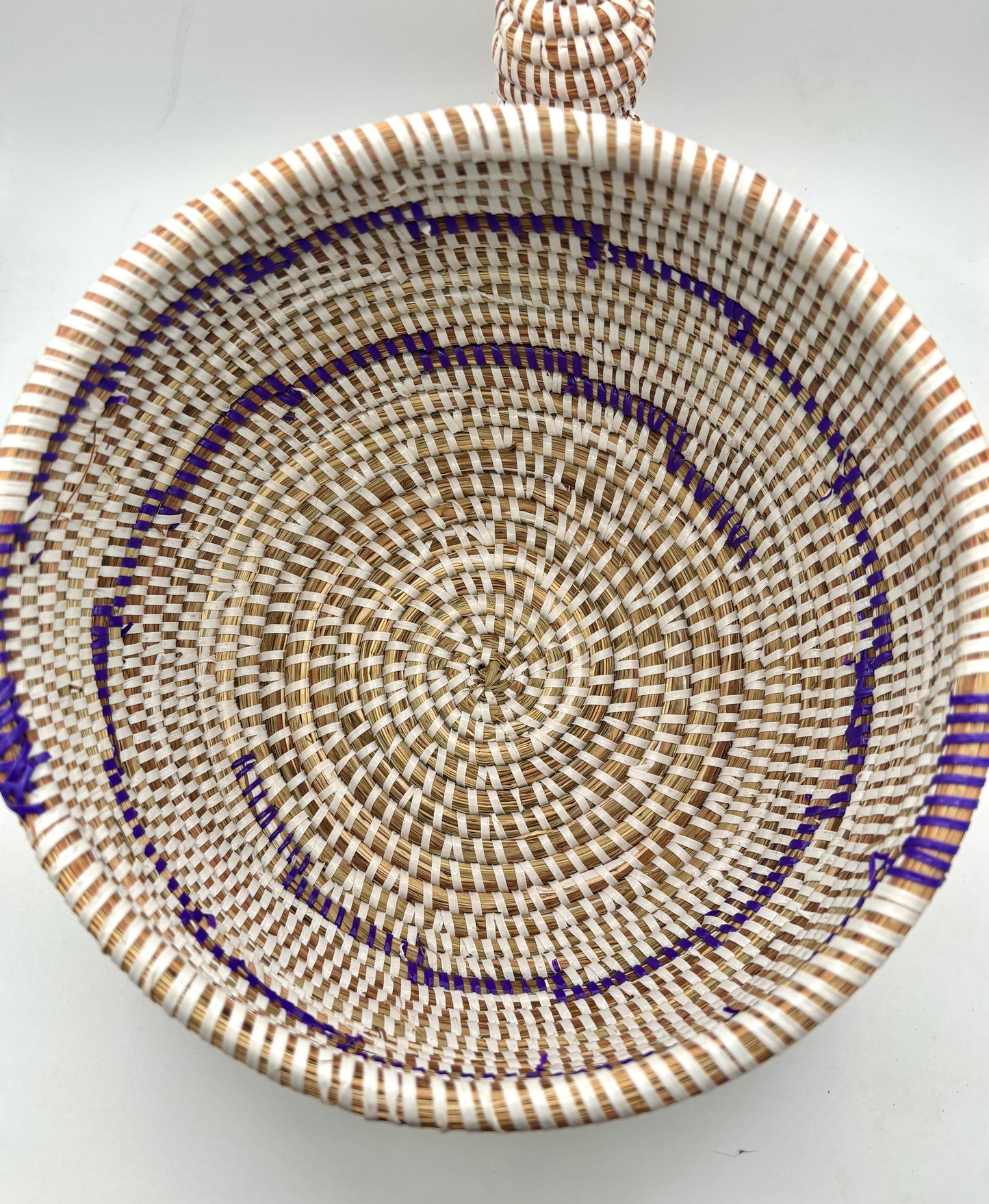 Panier tressé avec couvercle « Indigo »
