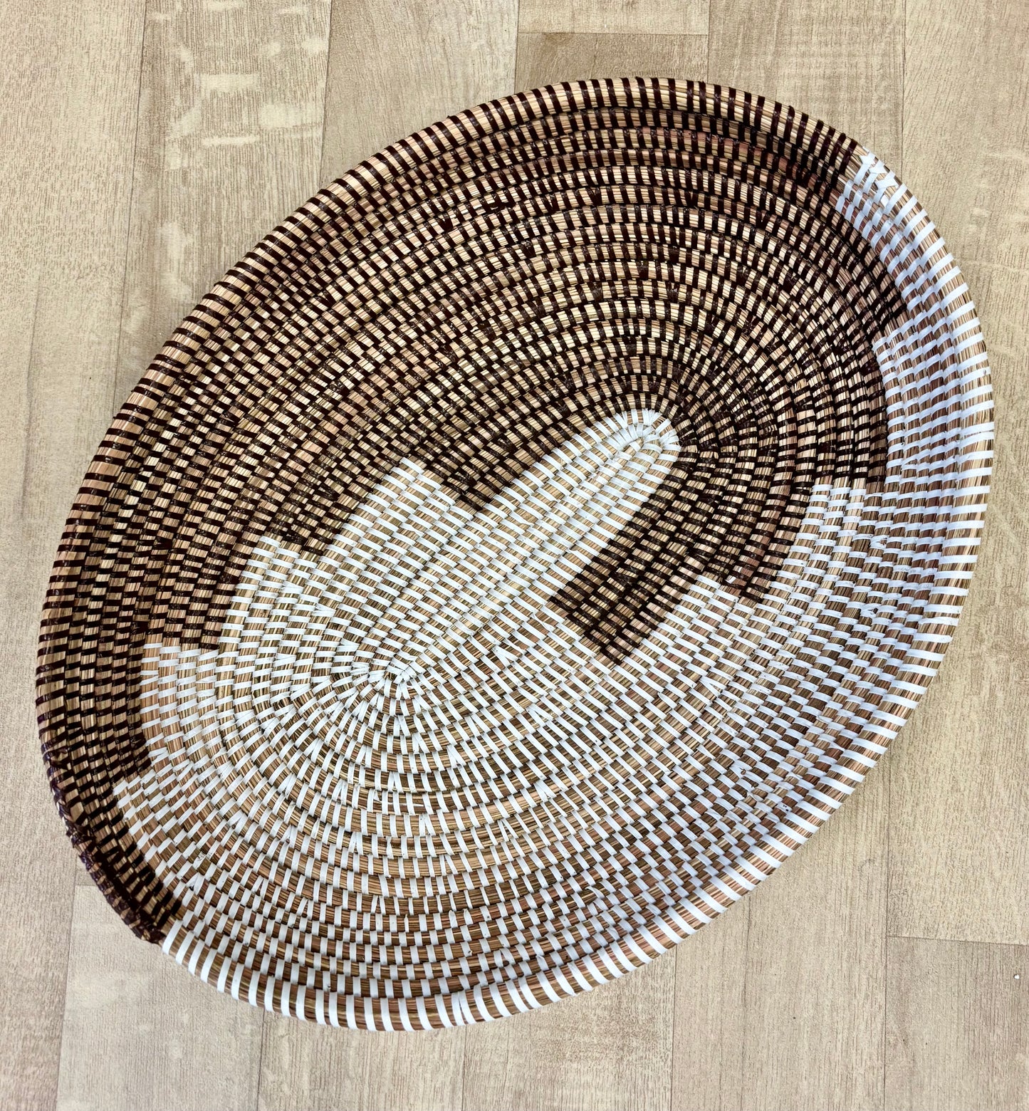 Corbeille ovale artisanale « Harmonie »