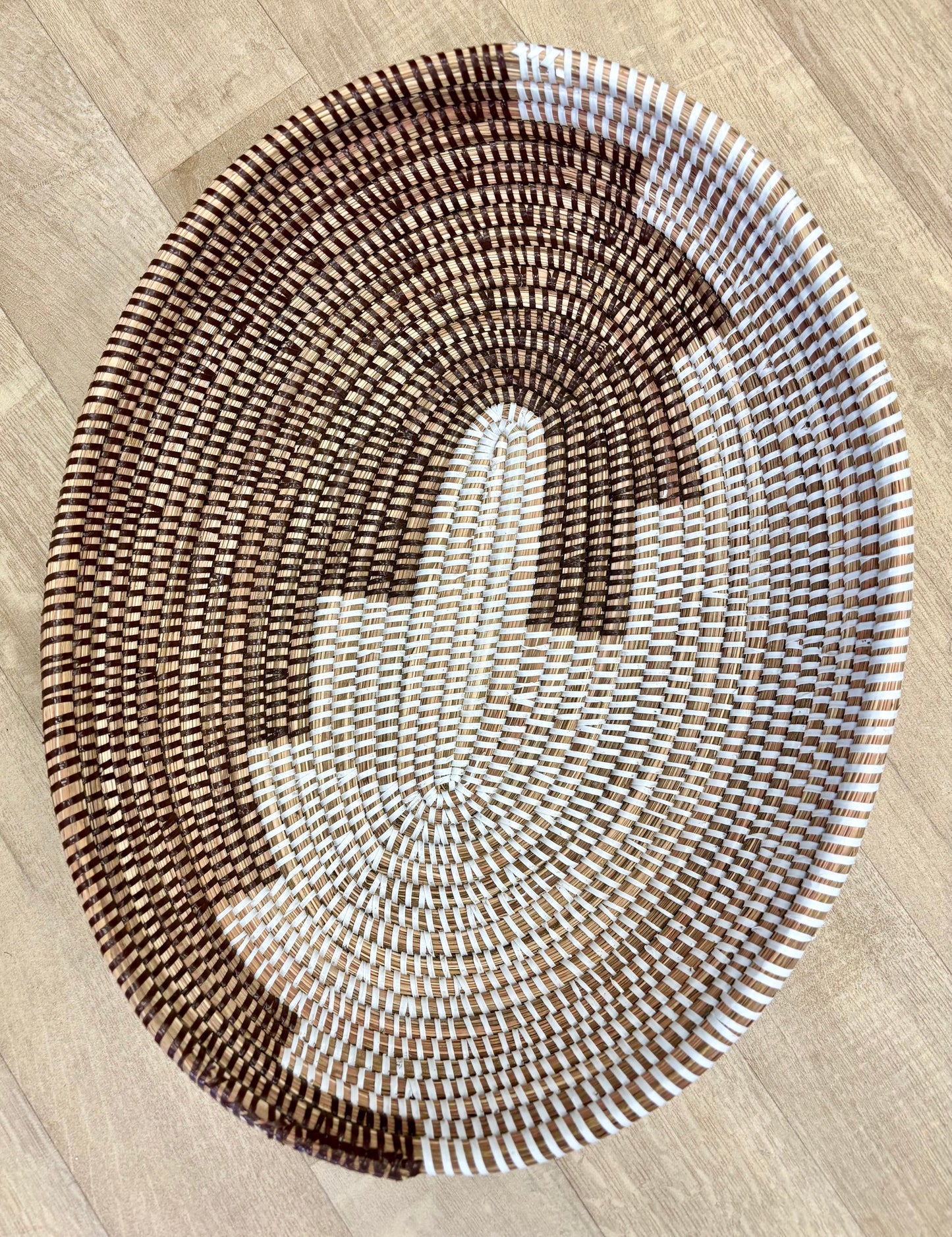 Corbeille ovale artisanale « Harmonie »