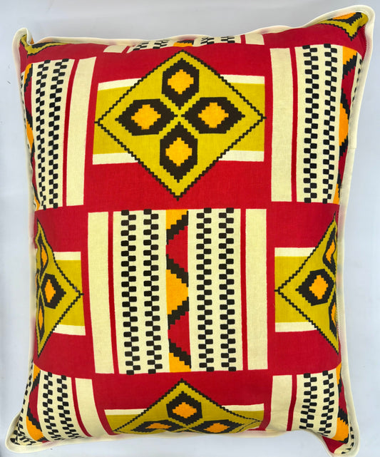 Coussin “Rouge Savannah”