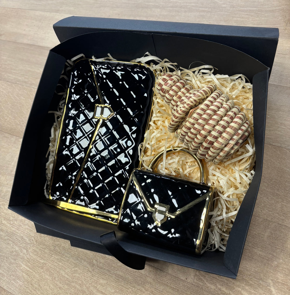 Coffret Cadeau « Sac à main» noir