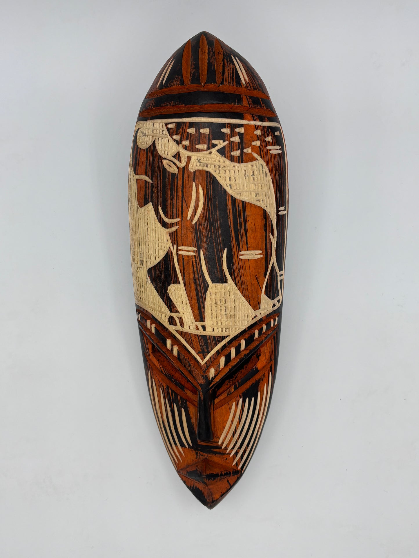 Masque africain sculpté Sénégal